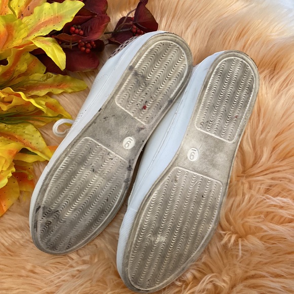 FIRM PRICE! Sz 9 Leopard Animal Print Lace Up Tennis Sneakers - Picture 5 of 5